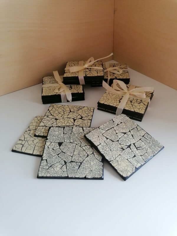 Abalone / Pāua Mosaic Coasters (Set of 4)