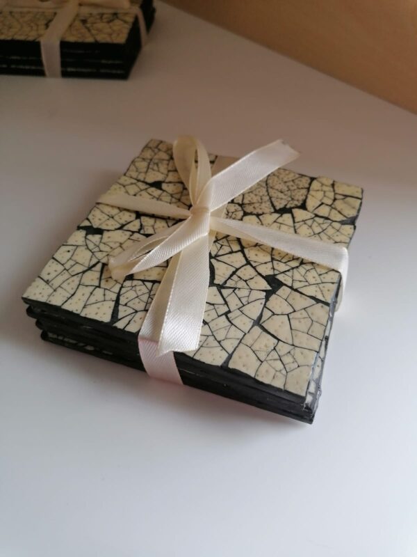 Abalone / Pāua Mosaic Coasters (Set of 4)