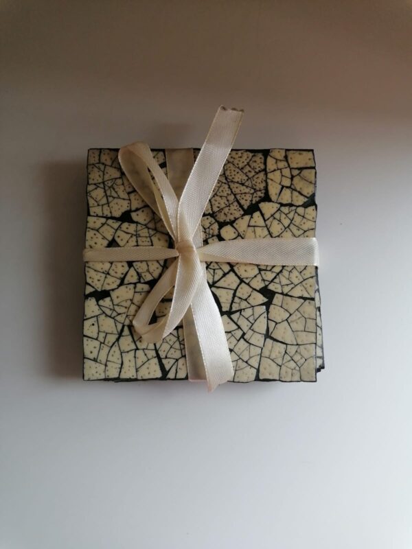 Abalone / Pāua Mosaic Coasters (Set of 4)