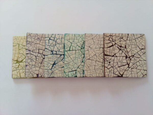 Ostrich Egg Mosaic Coasters (Set of 4)