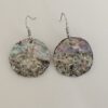 Ocean Kaleidoscope: Hand-Crafted Abalone Shell & Resin Earrings (Hypoallergenic)