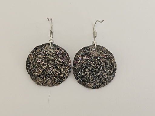 Ocean Kaleidoscope: Hand-Crafted Abalone Shell & Resin Earrings (Hypoallergenic)
