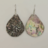 Ocean Kaleidoscope: Hand-Crafted Abalone Shell & Resin Earrings (Hypoallergenic)