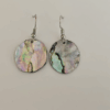 Ocean Kaleidoscope: Hand-Crafted Abalone Shell & Resin Earrings (Hypoallergenic)