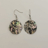 Ocean Kaleidoscope: Hand-Crafted Abalone Shell & Resin Earrings (Hypoallergenic)