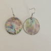 Ocean Kaleidoscope: Hand-Crafted Abalone Shell & Resin Earrings (Hypoallergenic)