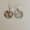 Ocean Kaleidoscope: Hand-Crafted Abalone Shell & Resin Earrings (Hypoallergenic)